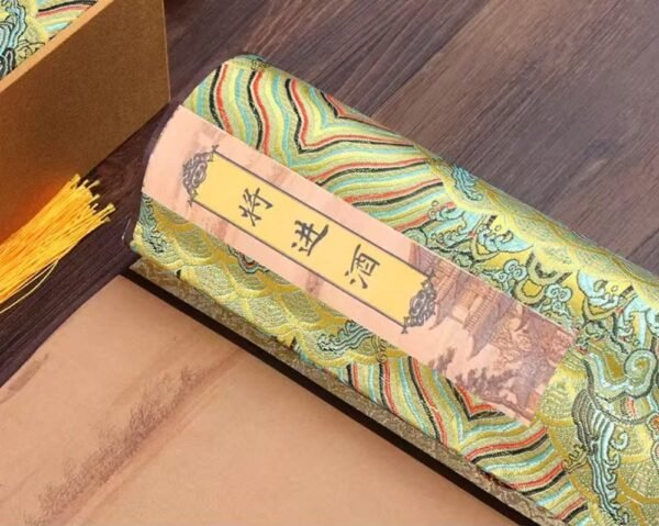Xuan Paper Calligraphy Scroll Tracing Writing Brocade Box Set.