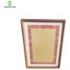 A4 Golden Color Rice Paper High Quality Entandrophragma Cylindricum  wooden frame