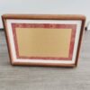 A4 Golden Color Rice Paper High Quality Entandrophragma Cylindricum  wooden frame