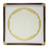 Xuan Paper Calligrpahy Brown Color Imitation Copper Corner Wood Frame