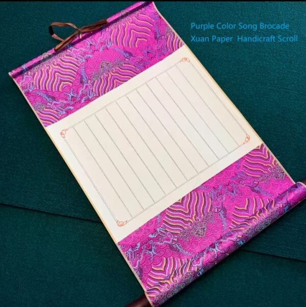 Xuan Paper Art Paper Calligraphy Paper Scroll 5 Pcs/ Set Traditional Culture Gift