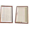 A4 Golden Color Rice Paper High Quality Entandrophragma Cylindricum  wooden frame