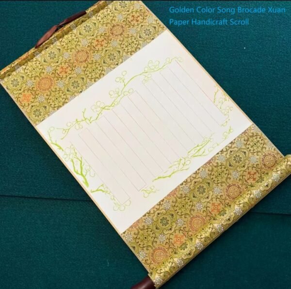 Xuan Paper Art Paper Calligraphy Paper Scroll 5 Pcs/ Set Traditional Culture Gift