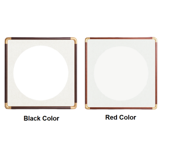 Xuan paper 33*33 solid wood rosewood Black Peach Wood Rounded Corner Mounted Frame