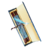 Xuan Paper Art Paper Painting Calligraphy Artwork Scroll Crafts Blue Phoenix Song Brocade Box