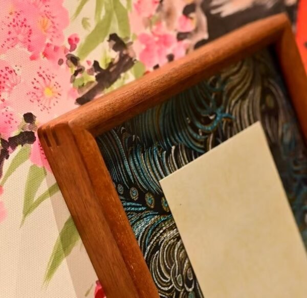 33*16cmXuan Paper Cardboard Edge Protection  Thickened Marble Style Black Color Wooden Frame