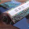 Xuan Paper Art Paper Calligraphy Scroll Tracing Writing of < PI PA XING> Brocade Box Set