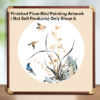 Xuan paper 33*33 solid wood rosewood Black Peach Wood Rounded Corner Mounted Frame