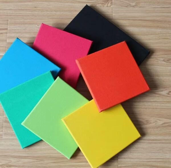 Square Rectangle Multicolor Oil Painting Canvas 100% Pure Cotton Pine Frame