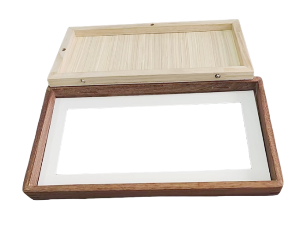 33*16CM Xuan Paper  High Quality Entandrophragma Cylindricum Wooden Frame