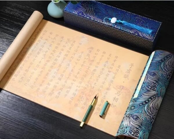 xuan paper Art Paper Calligraphy Tracing Writing < Zi Xu Fu> Brocade Box Set.