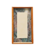 33*16cmXuan Paper Cardboard Edge Protection  Thickened Marble Style Black Color Wooden Frame
