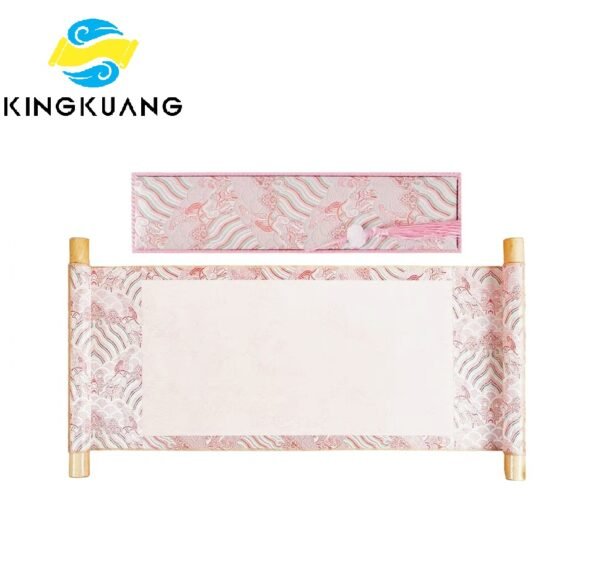 a0b89e989d9a640f654a701b0ce87062_副本 Xuan Paper Wedding Book Scroll Sumi-E Painting Artwork Gift Painting Calligraphy Brocade Box