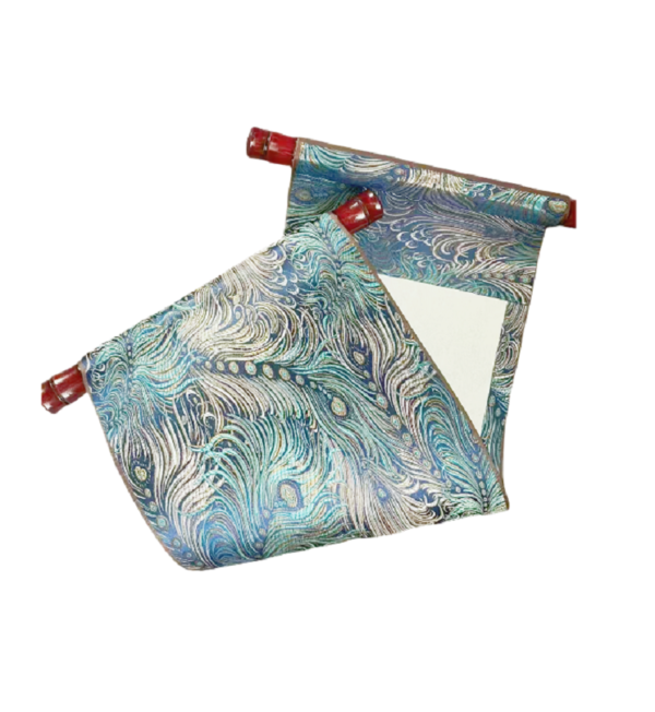 Xuan Paper Art Paper Painting Calligraphy Artwork Scroll Crafts Blue Phoenix Song Brocade Box