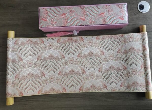 Xuan Paper Wedding Book Scroll  Artwork Gift Painting Calligraphy Brocade Box