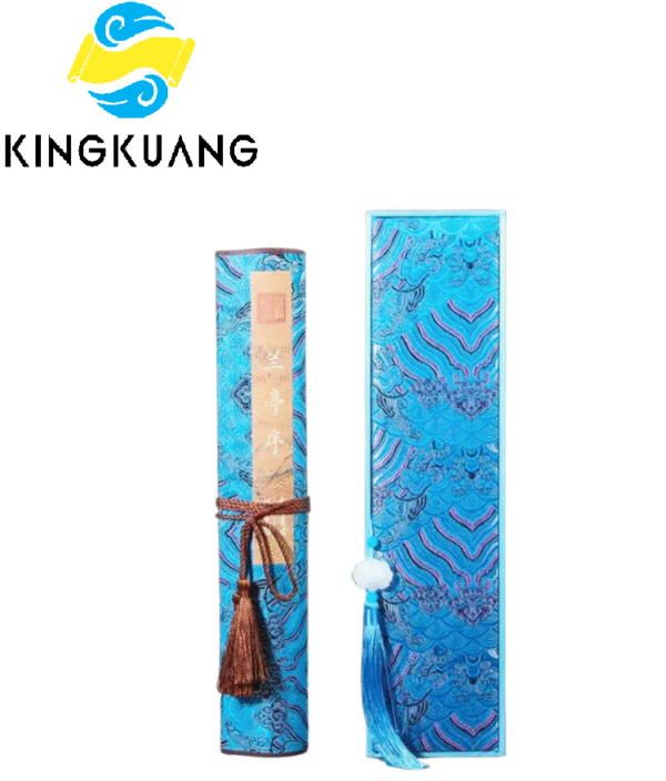 xuan paper calligraphy paper Scroll Tracing Writing <Lan Ting Xu> Brocade Box Set