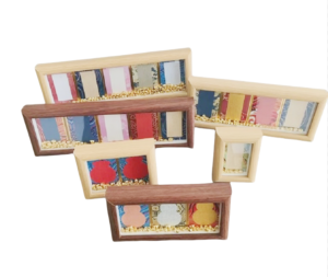 4 pcs xuan paper hand Card Painting Calligraphy Composite Frame