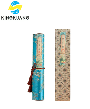 Xuan Paper Art Paper Calligraphy  Artworks  Tracing and Writing Scroll  of < LOU SHI MING > Brocade Box Set