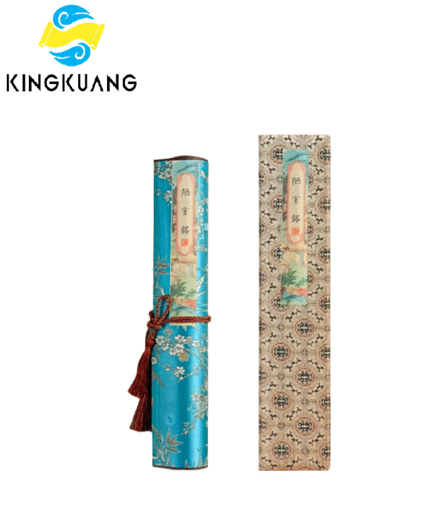 Xuan Paper Art Paper Calligraphy  Artworks  Tracing and Writing Scroll  of < LOU SHI MING > Brocade Box Set