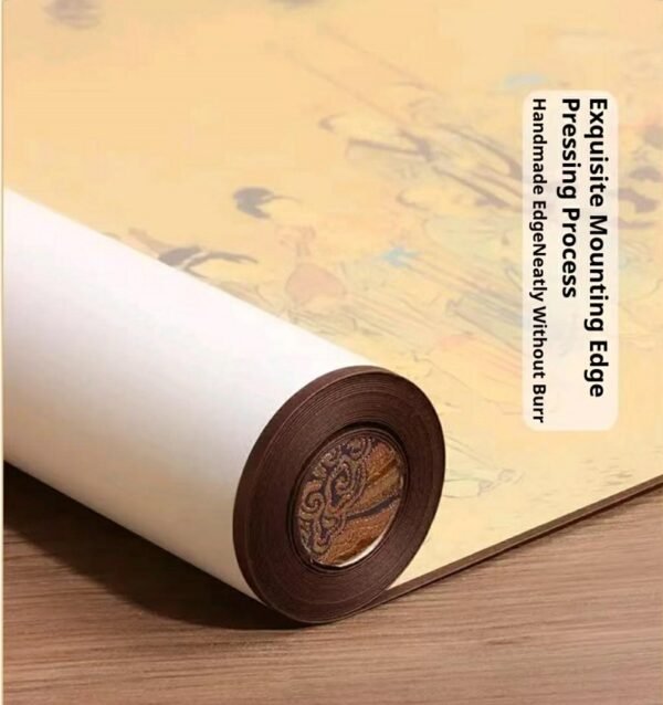 Xuan Paper Calligraphy Paper Artwork Handicrafts Gift Tracing Writing Scroll of < Thirty-Six Stratagems > Brocade Box Set