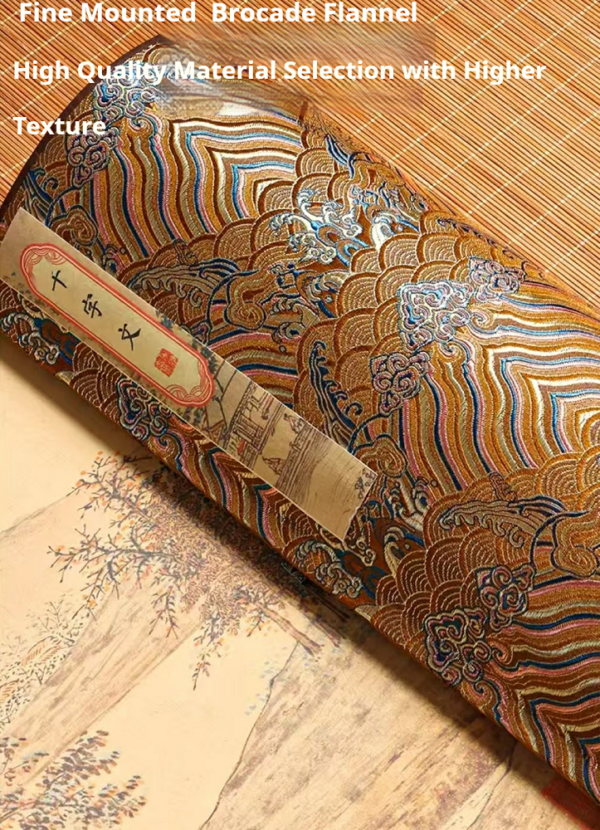 006 Xuan Paper Art Paper Caligraphy Artwork Tracing And Writing Scroll of <Qian Zi Wen> Brocade Box Set