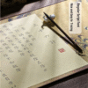 Xuan Paper Calligraphy Paper Artwork Handicrafts Gift Tracing Writing Scroll of < Thirty-Six Stratagems > Brocade Box Set
