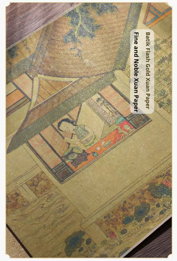 Xuan Paper Art Paper Calligraphy Paper Tracing Writing Scroll of <  Ru Meng Ling > Brocade Box