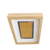 7 ,8, 10 inch Xuan Paper Art Paper Brocade Painting Calligraphy Photo Frame Picture Frame Hollow Frame