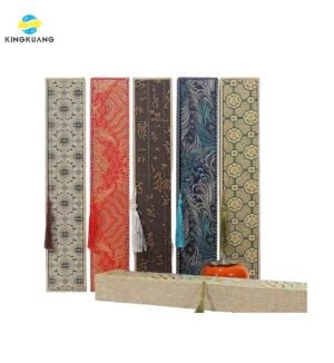 10 inch xuan paper Artcrafts folding fan Calligraphy Painting Artwork Package Brocade Box