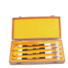 Chinese Xuan Brush Pen Rosewood Solid Wood Brocade Box