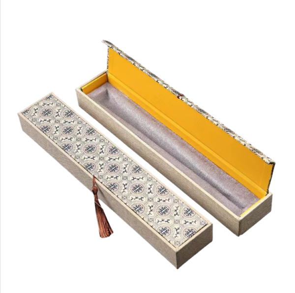 10 inch xuan paper Artcrafts folding fan Calligraphy Painting Artwork Package Brocade Box