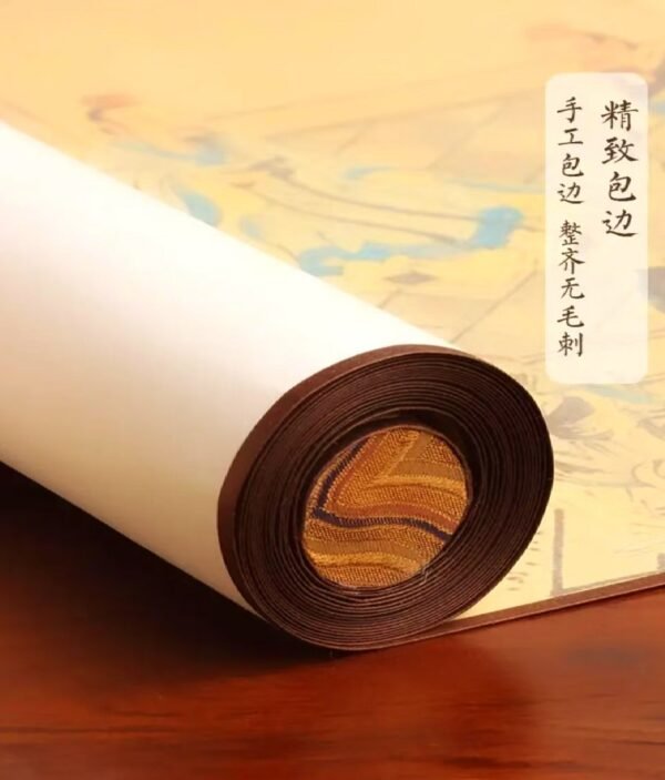 xuan paper art paper calligraphy  tracing writing scroll of < liu guo lun > Brocade Box