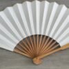 10 inch Xuan Paper Folding Fan Magnet  Plum Blossom  or Linen Song Brocade Box.