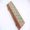 Chinese Xuan Brush Pen Rosewood Solid Wood Brocade Box