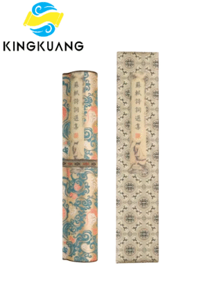 Art paper Calligraphy Paper Tracing and Writing  Scroll of <Su Shi Shi Ci Xuan Ji> Song Brocade Box Set