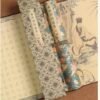Art paper Calligraphy Paper Tracing and Writing  Scroll of <Su Shi Shi Ci Xuan Ji> Song Brocade Box Set