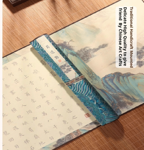 Rice Paper art paper calligraphy paper tracing writing scroll painting of <SHU DAO NAN> Song Brocade Box