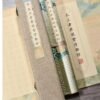 002 Painting Articrafts caligraphy paper rice paper xuan paper scroll of < Qing Jing Jing > Song Brocade Box Set