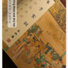 Rice Paper Art Paper Calligraphy Scroll Tracing Writing of < Zhu Zi Jia Xun > Brocade Box Set