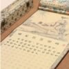 Art paper Calligraphy Paper Tracing and Writing  Scroll of <Su Shi Shi Ci Xuan Ji> Song Brocade Box Set