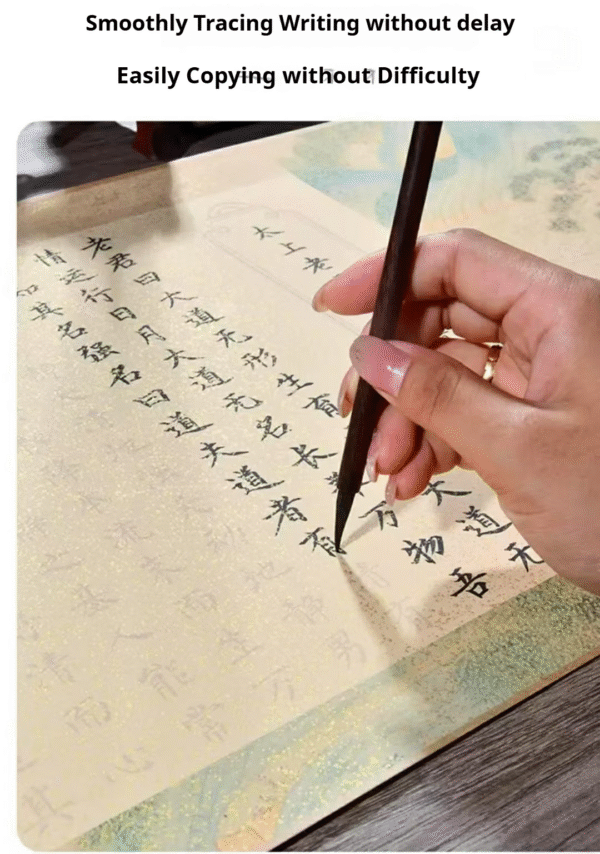 005 Painting Articrafts caligraphy paper rice paper xuan paper scroll of < Qing Jing Jing > Song Brocade Box Set