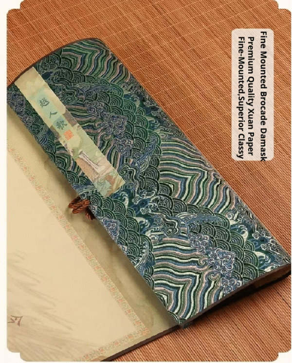 Xuan Paper Art Paper Calligraphy Scroll Tracing Writing of  < YUE REN GE >Brocade Box Set