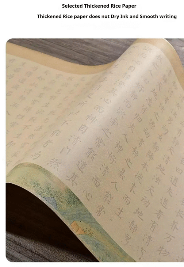 006 Painting Articrafts caligraphy paper rice paper xuan paper scroll of < Qing Jing Jing > Song Brocade Box Set