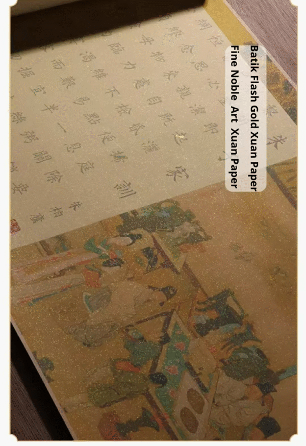 Rice Paper Art Paper Calligraphy Scroll Tracing Writing of < Zhu Zi Jia Xun > Brocade Box Set