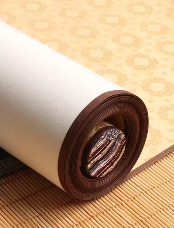 Chinese Xuan Paper Rice Paper  Art Paper Calligraphy Scroll Tracing Writing of < Quan Xue > Brocade Box Set