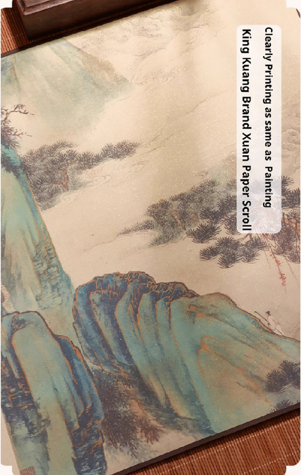 Rice Paper art paper calligraphy paper tracing writing scroll painting of <SHU DAO NAN> Song Brocade Box