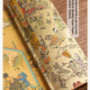 Rice Paper Art Paper Calligraphy Scroll Tracing Writing of < Zhu Zi Jia Xun > Brocade Box Set
