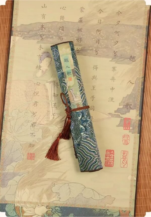 Xuan Paper Art Paper Calligraphy Scroll Tracing Writing of  < YUE REN GE >Brocade Box Set