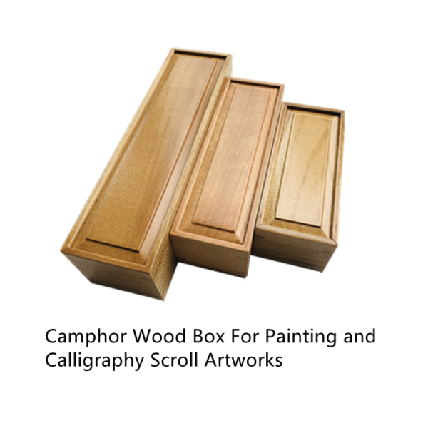 Xuan Paper Hand Scroll for painting calligraphy  Cinnamomum Camphora  Storage Package Gift Box