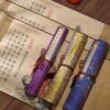 Xuan Paper Art Paper Calligraphy Tracing Writing Copying of < The Heart of Prajna Paramita Sutra > Song Brocade Box Set